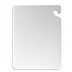 Thumbnail image #1 for San Jamar Cut-N-Carry White Co-Polymer Cutting Board with Food Safety Hook, 18 x 24 x 3/4 Inch