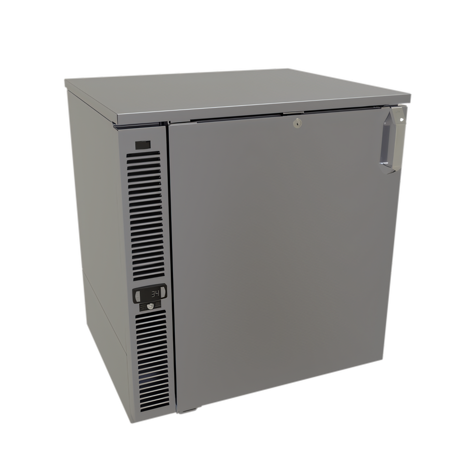Product image #1 for Glastender F1SL28 One-Zone Side-Serviced Low-Profile Froster / Glass Chiller, 28-Inch Wide