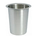 Thumbnail image #1 for Winco 5-Inch High Solid Stainless Steel Flatware Cylinder for 4-Inch Diameter Hole