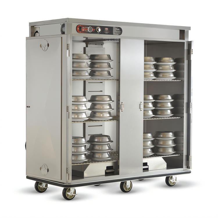 Product image #1 for FWE E-Series XL Electric Heated Banquet Transport Cabinet, Double Door, 180 Covered Plate Capacity