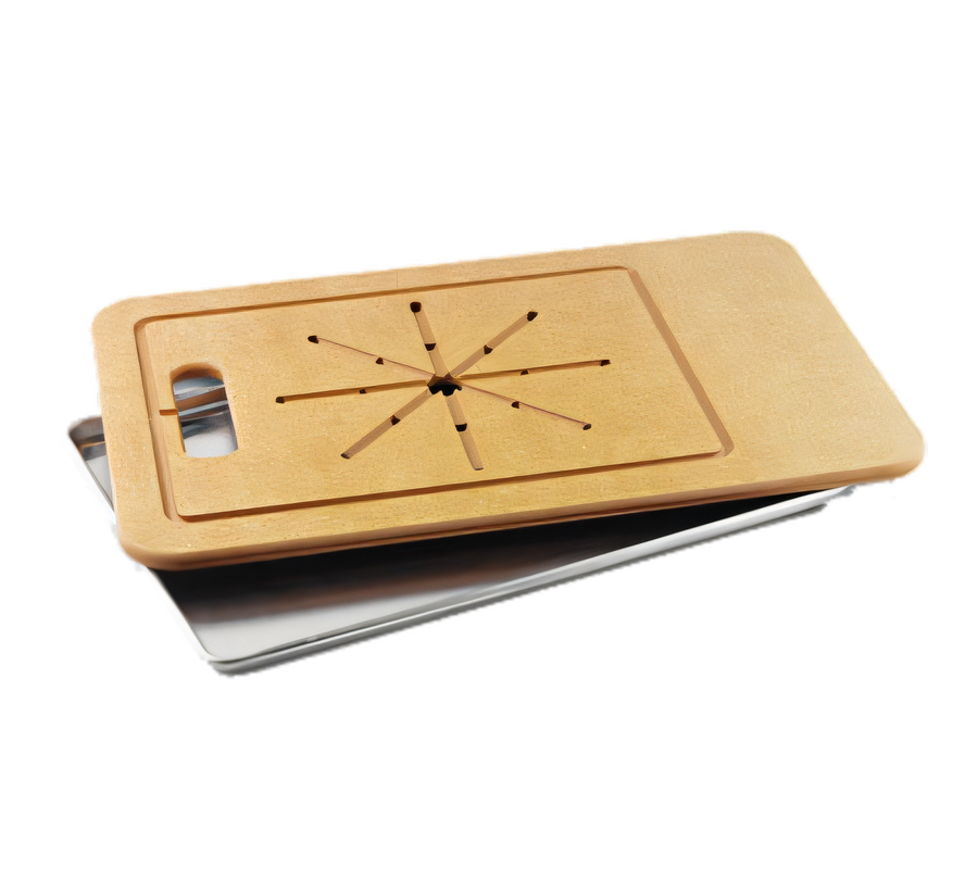 Product image #1 for Cres Cor 20 x 30-1/2 x 1/2 Inch Richlite Wood Fiber Cutting Board with Pan