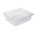 Thumbnail image #1 for Crestware Half-Size Clear Polycarbonate Food Pan, 2-1/2 Inch Deep
