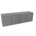 Thumbnail image #1 for Glastender C1RL96 One-Zone Remote Low-Profile Back Bar Cooler, 96 Inch, 4-Door