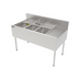 Thumbnail image #1 for Top Shelf TSF Series 48-Inch 3-Compartment Underbar Multi-Tank Sink with Right Drainboard