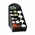 Thumbnail image #1 for Dispense-Rite Countertop Black Polystyrene Lid, Straw & Condiment Organizer
