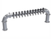 Thumbnail image #1 for 12-Faucet Glycol-Cooled Pass-Through Pipe Beer Tower, Brushed Stainless Steel