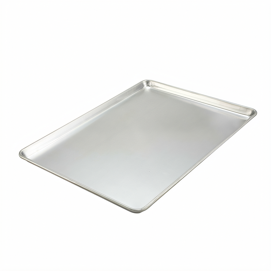 Product image #1 for Winco Full-Size Solid Aluminum Sheet Pan, 18 x 26 Inch, Closed Bead, 18 Gauge