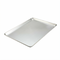 Winco Full-Size Solid Aluminum Sheet Pan, 18 x 26 Inch, Closed Bead, 18 Gauge