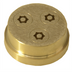 Thumbnail image #1 for 8 mm Gargati Brass Pasta Machine Die