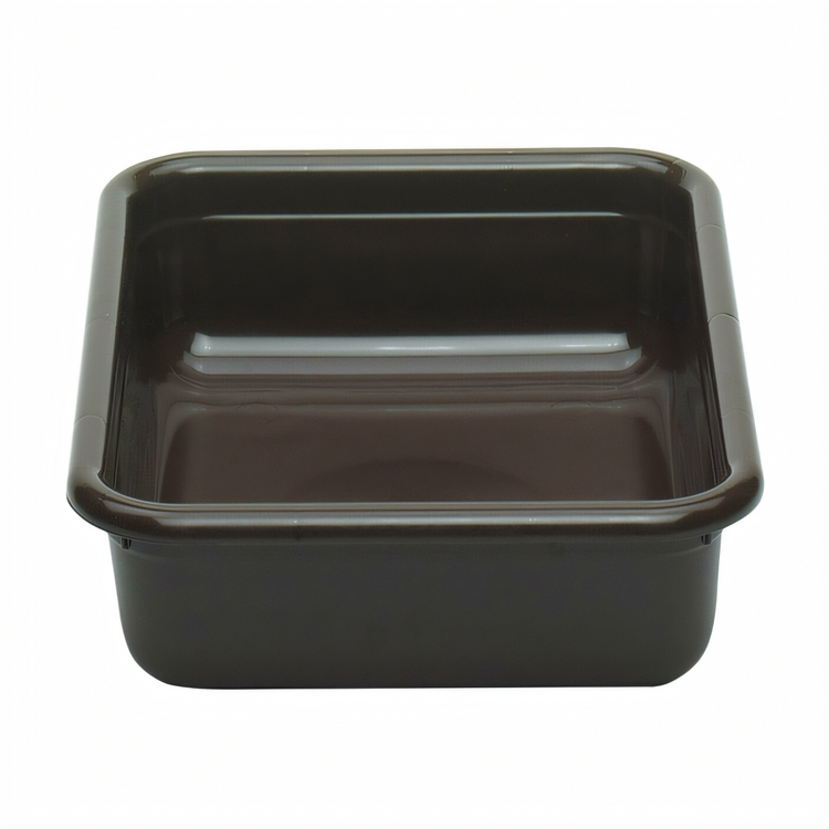 Product image #2 for Cambro Cambox 15 x 20 1-Compartment Dark Brown Hi-Impact Plastic Bus Box