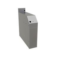 Glastender Extra Deep Stainless Steel Soda Manifold Housing, 6-Inch Wide, No Legs