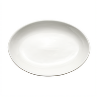 Winco Specialty Deep Oval Porcelain Platter, 19 x 13-3/4 x 2-1/4 Inches, White