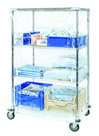 Quantum Wire Cart Cover with Zipper Flap, 24