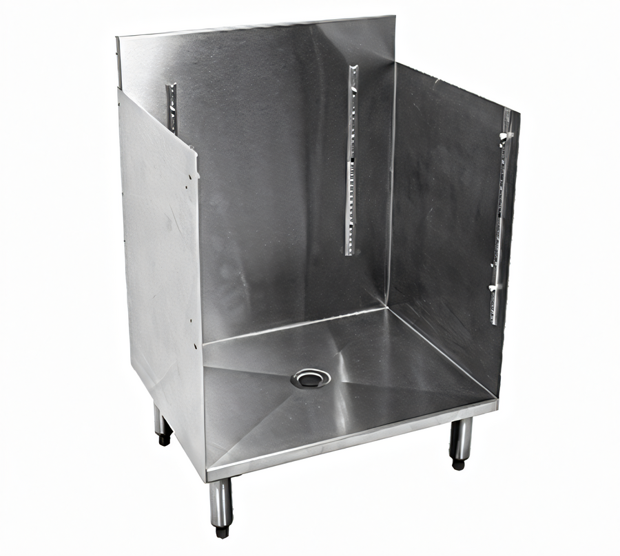 Product image #1 for CHOICE Underbar Glass Rack Storage Unit, Open Top, 18 W x 24 D, Open Front Base