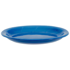Thumbnail image #1 for Crestware Bay Pointe BP51 Oval Narrow Rim Vitrified Ceramic Platter, 9-5/8 x 8 Inches, Assorted Colors Case of 2