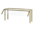 Thumbnail image #1 for Vollrath 4-Series Signature Server® 3-Well Single-Sided Traditional Breath Guard with Top Shelf