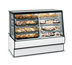 Thumbnail image #1 for Federal Industries High Volume Series Vertical Dual Zone Full Service Bakery Case, Refrigerated Left / Non-Refrigerated Right, 77-1/8 Inch Wide x 42 Inch High