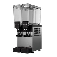 Vollrath VBBC2A-37-A Refrigerated Beverage Dispenser, countertop, electric, agitator circulation, (2) 2.11 gallon clear bowls, 9.69