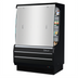 Thumbnail image #1 for Turbo Air SCS-40-M Stainless Steel Solid Security Cover for 40-Inch TOM-M Open Display Merchandisers