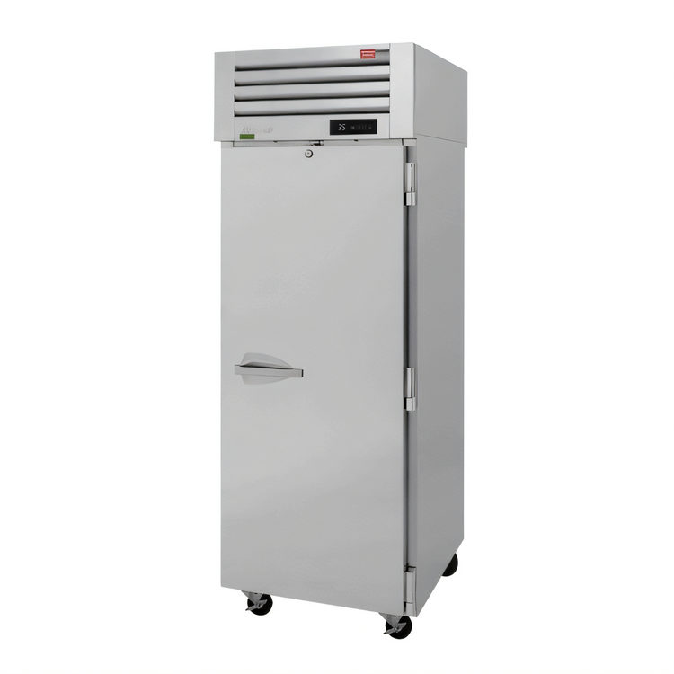 Product image #1 for Turbo Air PRO Series Pass-Thru Solid Door Reach-In Refrigerator, 1-Section, 26.47 Cu. Ft., Top-Mount Self-Contained