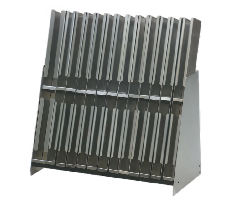 Product image #1 for Eagle Group Spec-Bar Countertop Mini Bottle Rack, 252-Bottle Capacity, 24 x 12 x 12 Inches, Stainless Steel