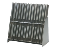 Eagle Group Spec-Bar Countertop Mini Bottle Rack, 252-Bottle Capacity, 24 x 12 x 12 Inches, Stainless Steel