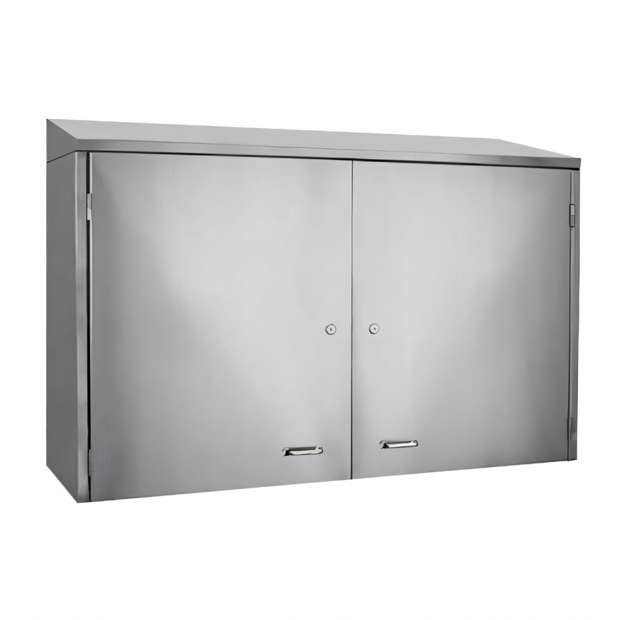 Product image #1 for Glastender WCH42 42 Inch Wall-Mounted Stainless Steel Wall Cabinet with Hinged Doors