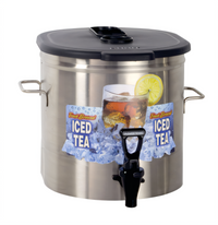 BUNN TDO-3.5 Low Profile Tower Iced Tea Dispenser, 3.5-Gallon, Stainless Steel