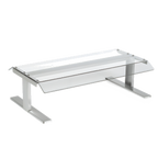 Thumbnail image #1 for Nemco Food Equipment 8230-CGD Pass-Through Flat-Top Clear Polycarbonate Canopy Sneeze Guard for 8230 Series Roller Grills