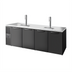 Thumbnail image #1 for True Premier Bar 108-Inch Four-Section Refrigerated Draft Bar Cooler with 2 Beer Columns