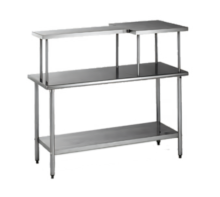 Product image #1 for Eagle Group 72-Inch Table Mounted Center Microwave Shelf with 24 x 24 Inch Area