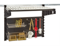 Cambro Camshelving Elevation Wall-Mounted Sink Station Starter Kit, 18 x 36 x 30-1/4 Inch, Black