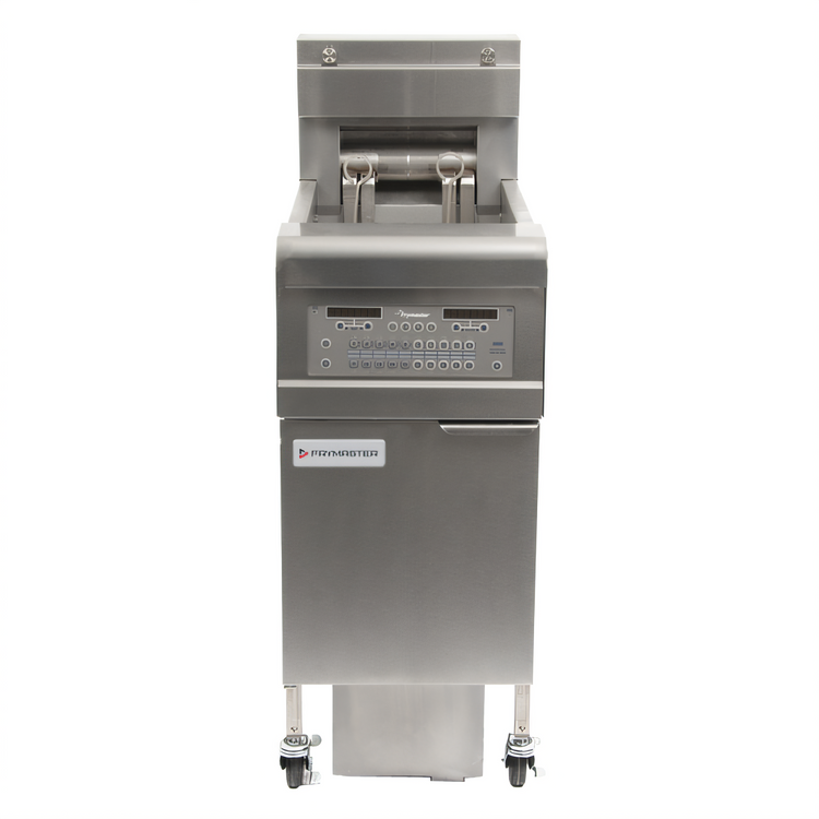 Product image #1 for Frymaster OCF30 30 lb Oil-Conserving Electric Floor Fryer with Built-In Filtration and SMART4U 3000 Controller