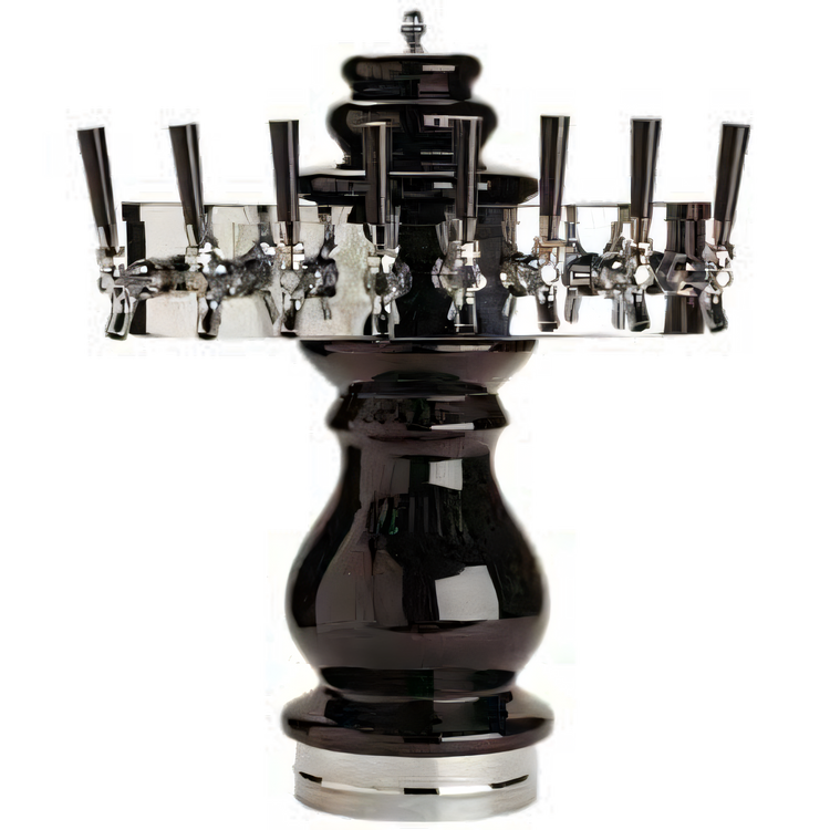 Product image #1 for Braumeister Single-Column Countertop Glycol-Cooled 8-Faucet Ceramic Draft Beer Tower