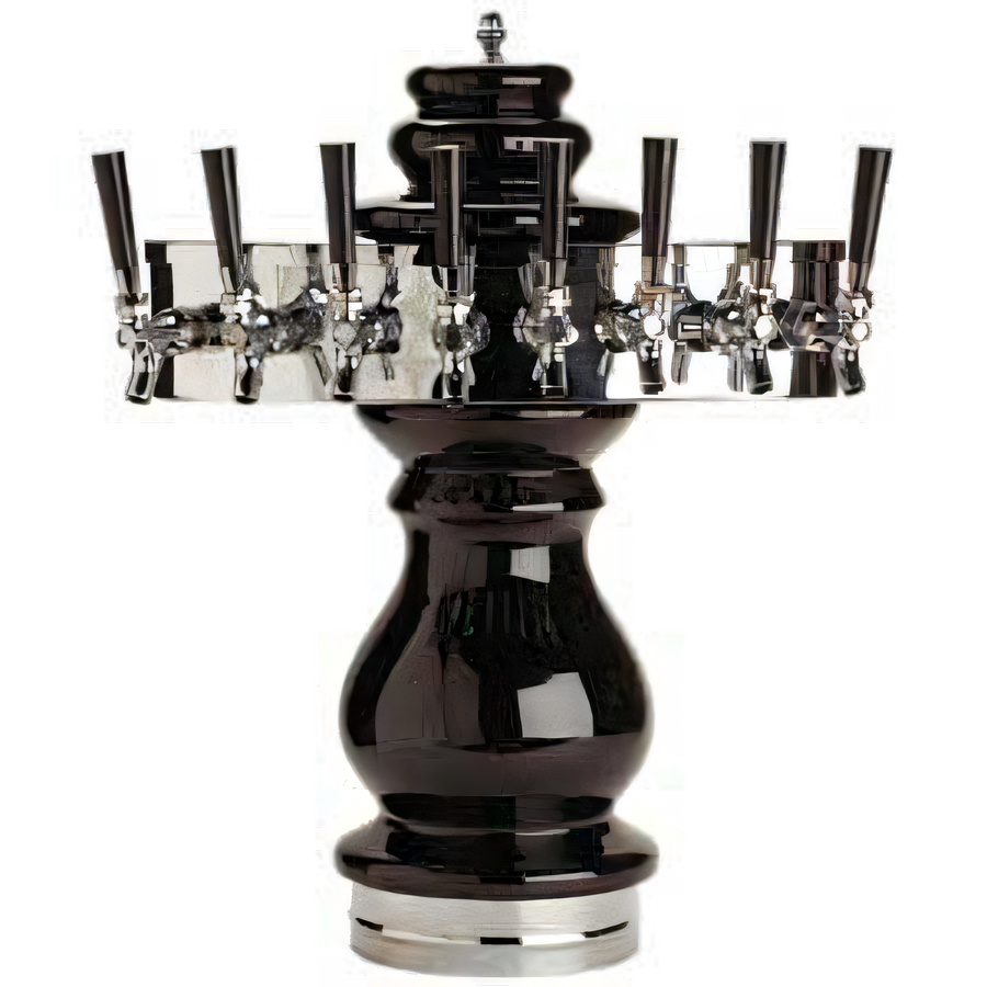 Product image #1 for Braumeister Single-Column Countertop Glycol-Cooled 8-Faucet Ceramic Draft Beer Tower