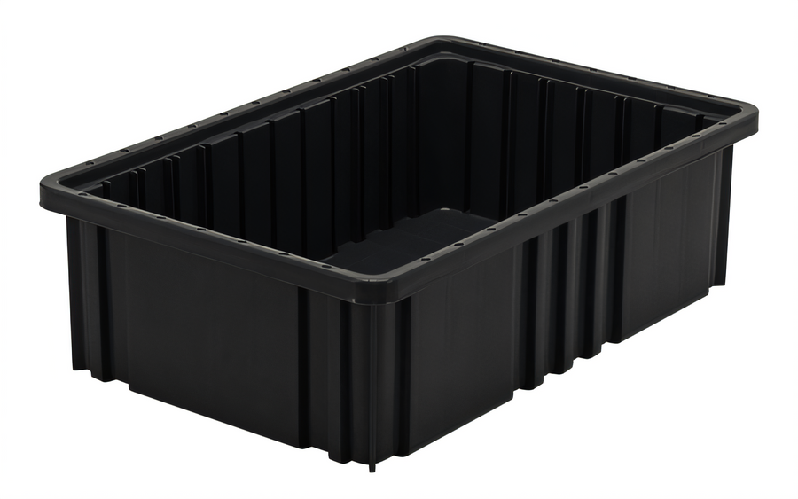 Product image #1 for Quantum Dividable Grid Conductive Food Storage Box, 16-1/2 x 10-7/8 x 5 Inches, Black
