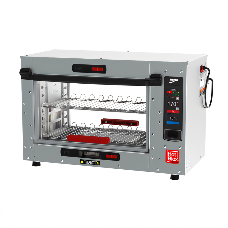 Product image #1 for Metro HotBlox Xpress S4 Pass-Thru Quick-Pick Countertop Hot Food Holding Cabinet with Touchscreen Controls