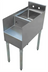 Thumbnail image #1 for Sapphire 12-Inch Freestanding Underbar Blender Station with Sink, 304 Stainless Steel