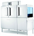 Thumbnail image #1 for Hobart CL66-BAS+BUILDUP Convertible High/Low-Temp Single-Tank Rack Conveyor Dishwasher with Power Scrapper