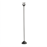 American Metalcraft 18-Inch Black Metal Harp Weighted Tabletop Number Stand