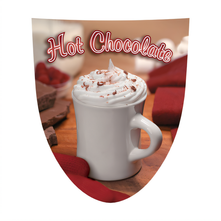 Product image #1 for BUNN Hot Chocolate Graphic Display for Beverage Dispensers