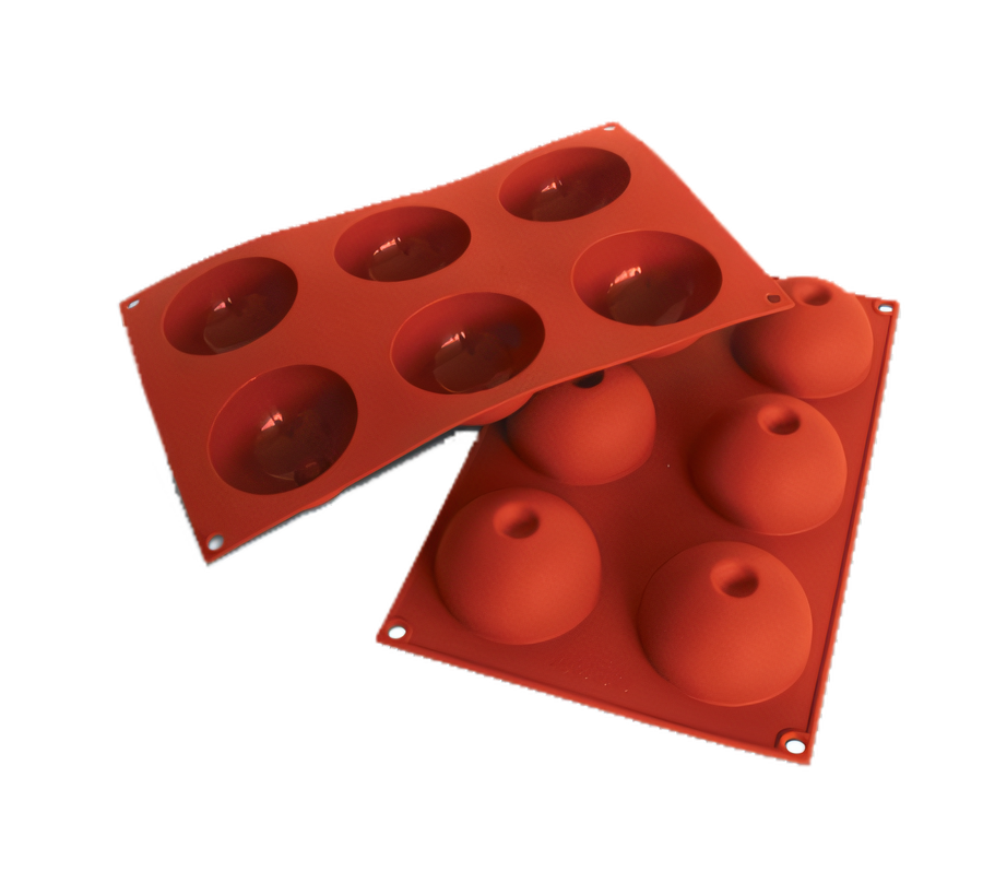 Product image #1 for Silikomart 6-Cavity Dome Silicone Baking Mold