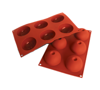 Silikomart 6-Cavity Dome Silicone Baking Mold