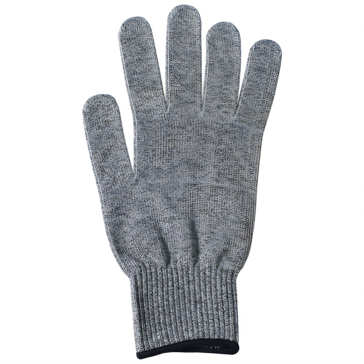 Product image #1 for Winco X-Large ANSI A5 Cut-Resistant Glove, Gray with Black Wristband