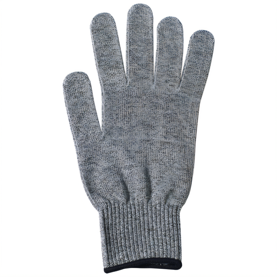 Product image #1 for Winco X-Large ANSI A5 Cut-Resistant Glove, Gray with Black Wristband