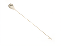 Barfly Classic 13-1/4 Inch 18/8 Stainless Steel Bar Spoon with Shark-End Decorative Tip