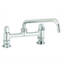 Thumbnail image #1 for equip 8-Inch Deck Mount Mixing Faucet with 12-Inch Swing Nozzle and Lever Handles