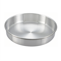 Winco 12-Inch Round Aluminum Layer Cake Pan, 2 Inches High