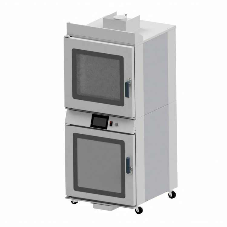 Product image #1 for NU-VU QBT-4/8 Full-Size Electric Combination Oven/Proofer with Touchscreen Controls