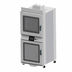 Thumbnail image #1 for NU-VU QBT-4/8 Full-Size Electric Combination Oven/Proofer with Touchscreen Controls